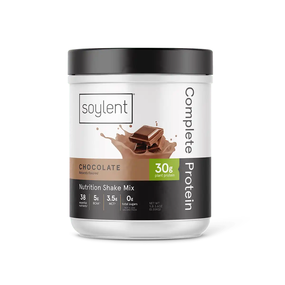 Soylent complete protein powder - chocolate -  prepaid 3 month